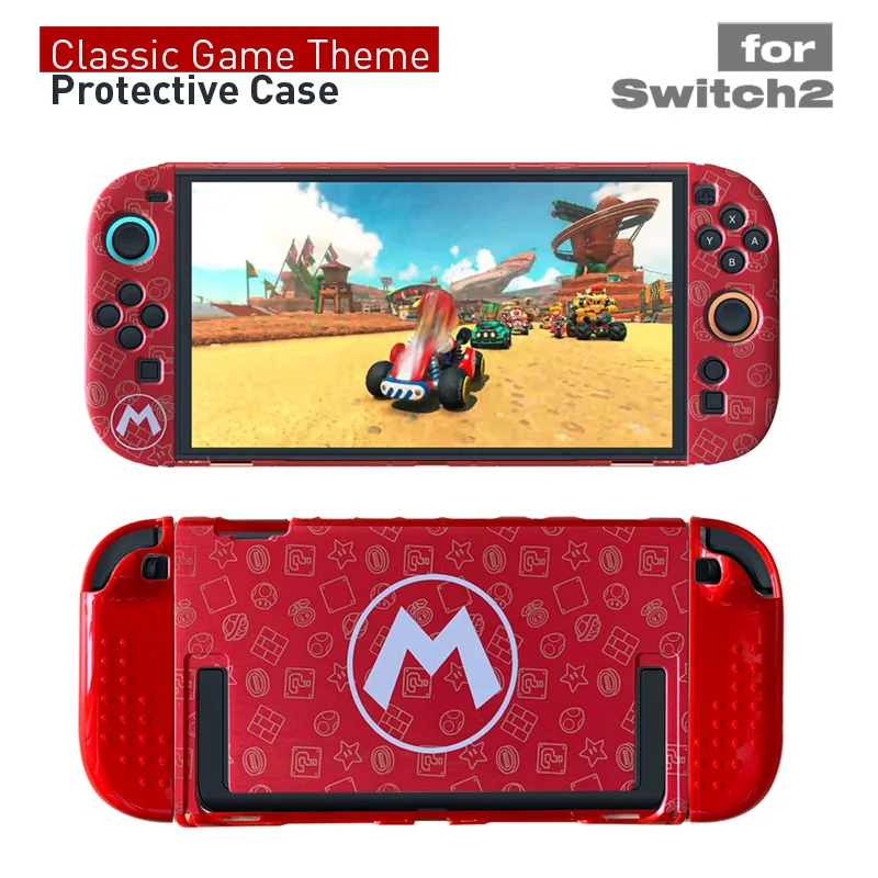 ل NS التبديل 2 قذيفة غطاء واقٍ مزخرف لهاتف آيفون واقية الإسكان رقيقة غطاء الجلد الملونة NS التبديل 2 لعبة الملحقات