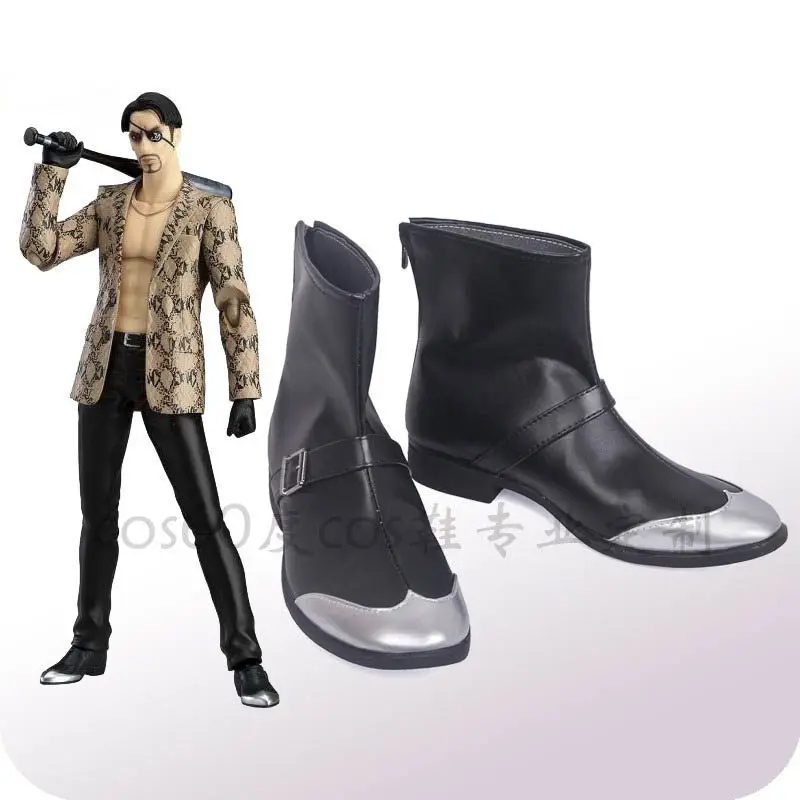 

Обувь для косплея Goro Majima из игры Like a Dragon Yakuza, ботинки для Хэллоуина, карнавала, вечеринок