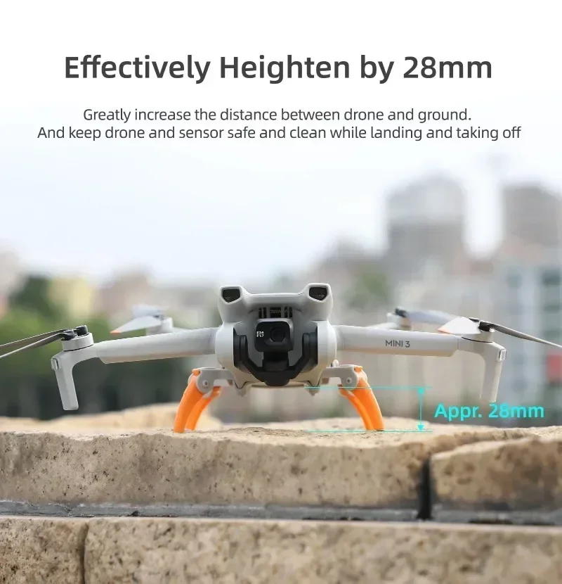 

FOR DJI MINI 3 Landing Gear Heightened Spider Gears Extensions Support Leg Protector for DJI Mini 3 Drone Accessories