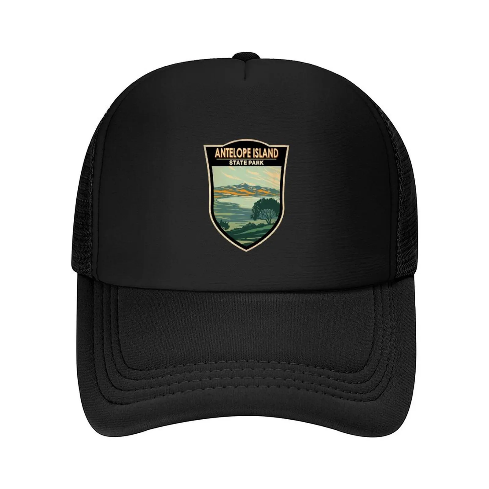 

Antelope Island State Park Utah Badge Baseball Cap Sunscreen sun hat Golf Hat New Hat Hats Woman Men's