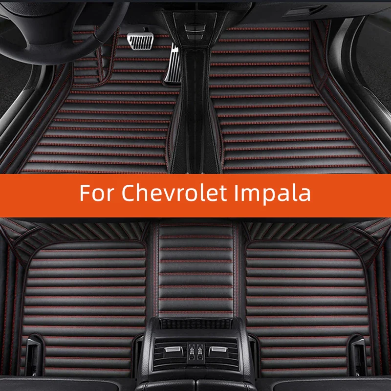 

Custom Leather Car Floor Mat For Chevrolet Impala 2006 2007 2008 2009 2010 2011 2012 2013 2014 2015 Car Mat Interior Accessories