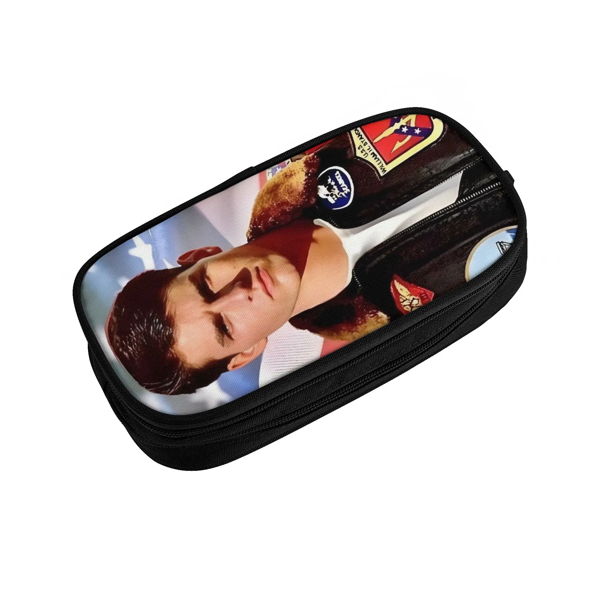 Top Gun Maverick Film  Pencil Case for Girls Boys Big Capacity Air Force Fighter Jets  Pen Box Bag School Accessories