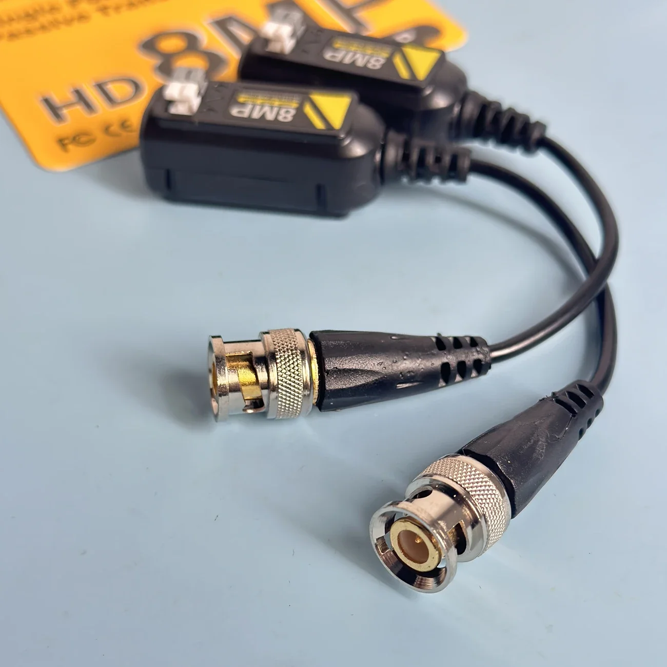 8MP BNC Video Balun Passive HD Twisted Pair Transmitter UTP Balun CCTV Accessories for CCTV AHD CVI TVI CVBS Camera