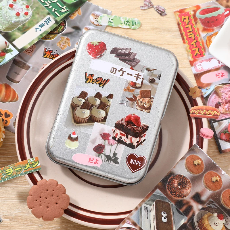 Mr. Paper,Japanese cuisine themed baking dessert stickers,scrapbook notebooks phone cases diaries decorative stationery stickers