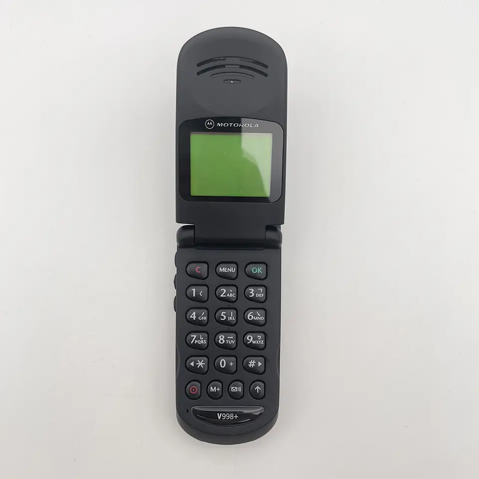 Refurbished Motorola V998 Original V998 Detachable Battery 500mAh Cell Phone Wholesale Free shipping Only Support English - 2