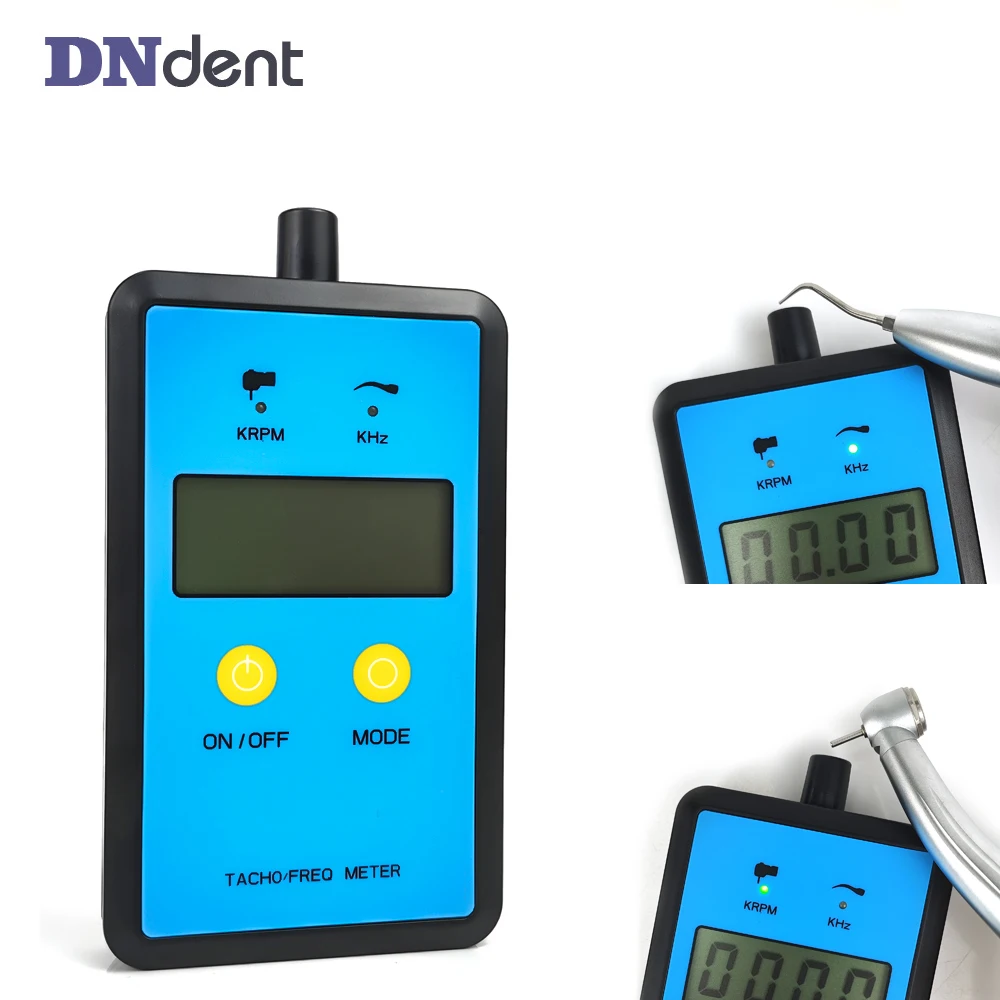 Dental General Tachometer For Dental High/Low Speed Handpiece Scaler LED Display Electrical Digital RPM Speedmeter