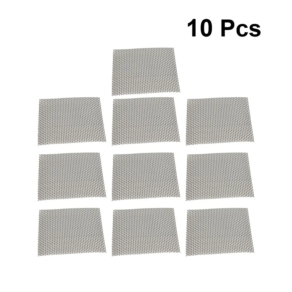 10Pcs Stainless Steel Fish Tank Net Rustproof Durable Water Grass Moss Mesh Easy Use Fish Tank Mesh Water Grass Net