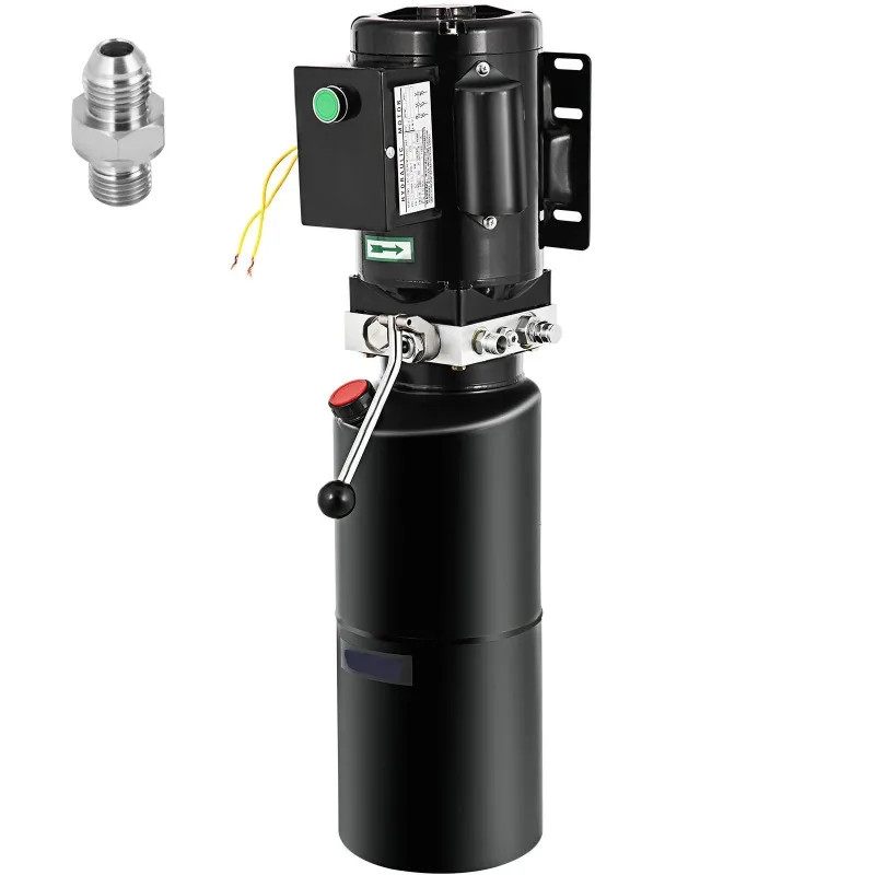 Car Lift Hydraulic Pump with 10L Tank Single Phase 220V 110V Power Unit Vehicle Hoist for Auto Repair and Aerial Platform
