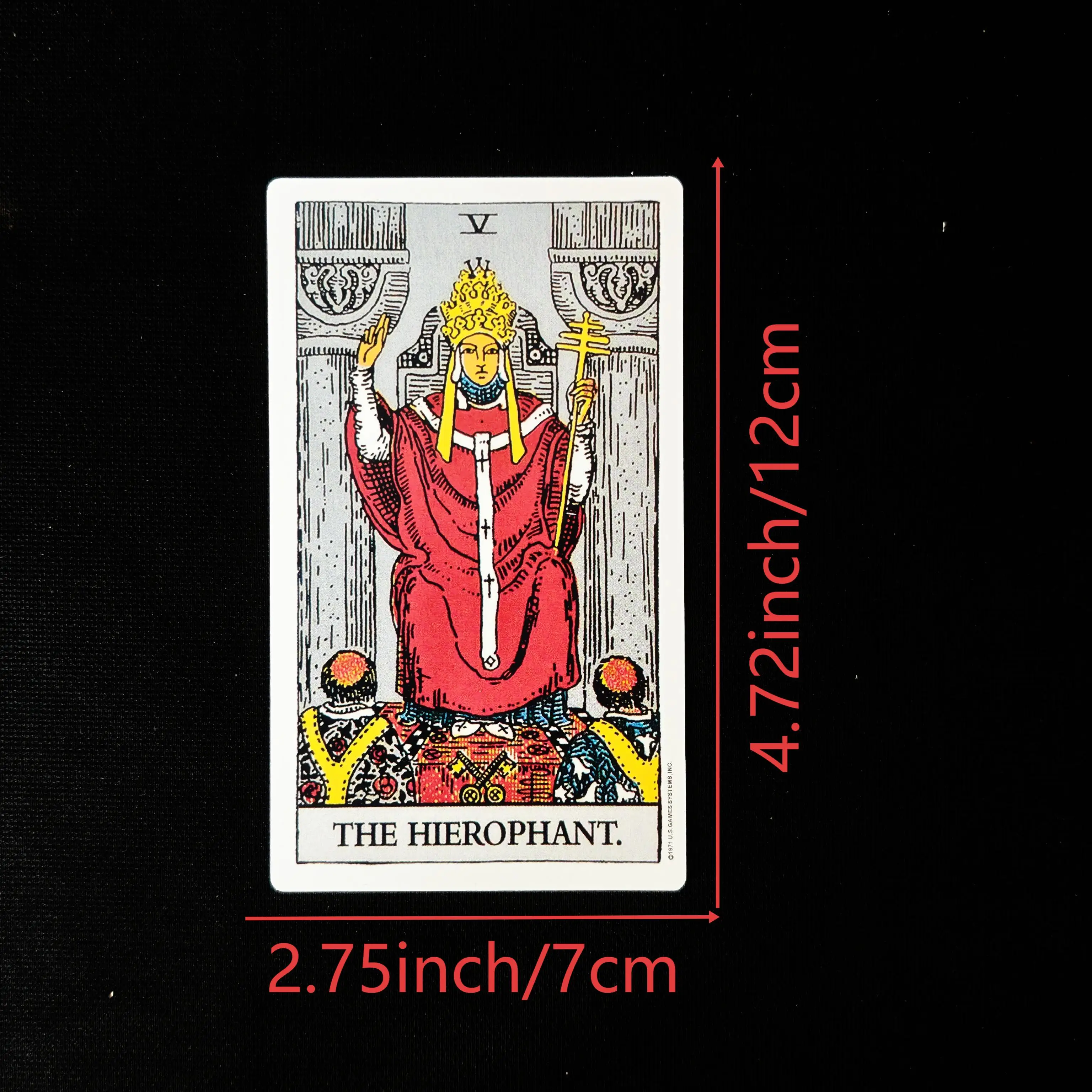 12x7cm The Rider Tarot Deck English The Authentic Rider-Waite Tarot Deck Booklet Essential for Tarot Beginners Expert Read Card