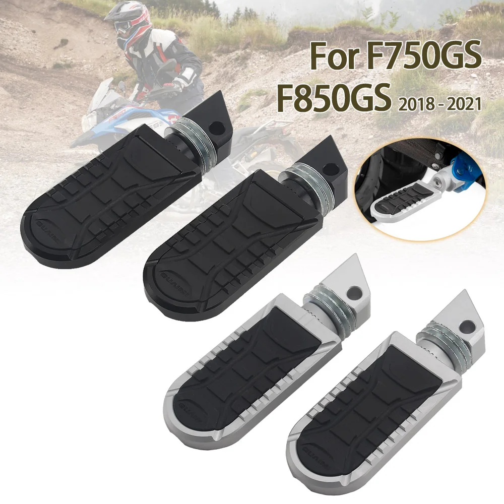 Motorcycle Rear Footrest 360 Degree Adjustable Foot Pegs Rotatable FootPegs Rest For BMW F750GS F850GS ADV