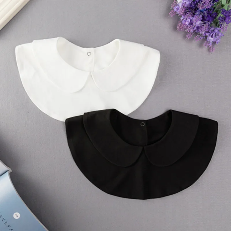 Sweater Shirt Decoration Autumn Winter Spring Fake Collar Fashion Simple Commuting Style With Half Shoulder Round