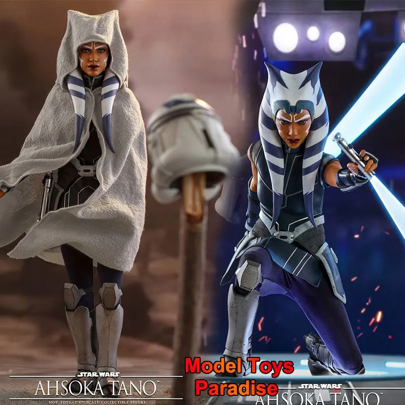 HOTTOYS HT TMS021 1/6 Women Soldier Ahsoka Tano Star Wars Togruta Full Set 12inch Action Figure Collectible Toys Gifts