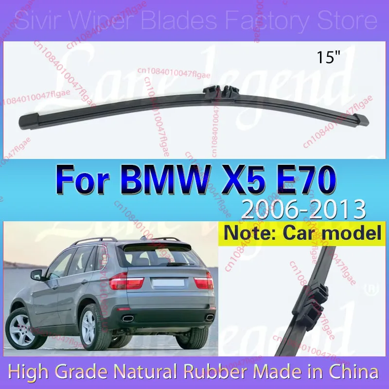 

15" Rear Windshield Windscreen Washer Wiper Blade For BMW X5 E70 2006 - 2013 Car Accessories Accsesories