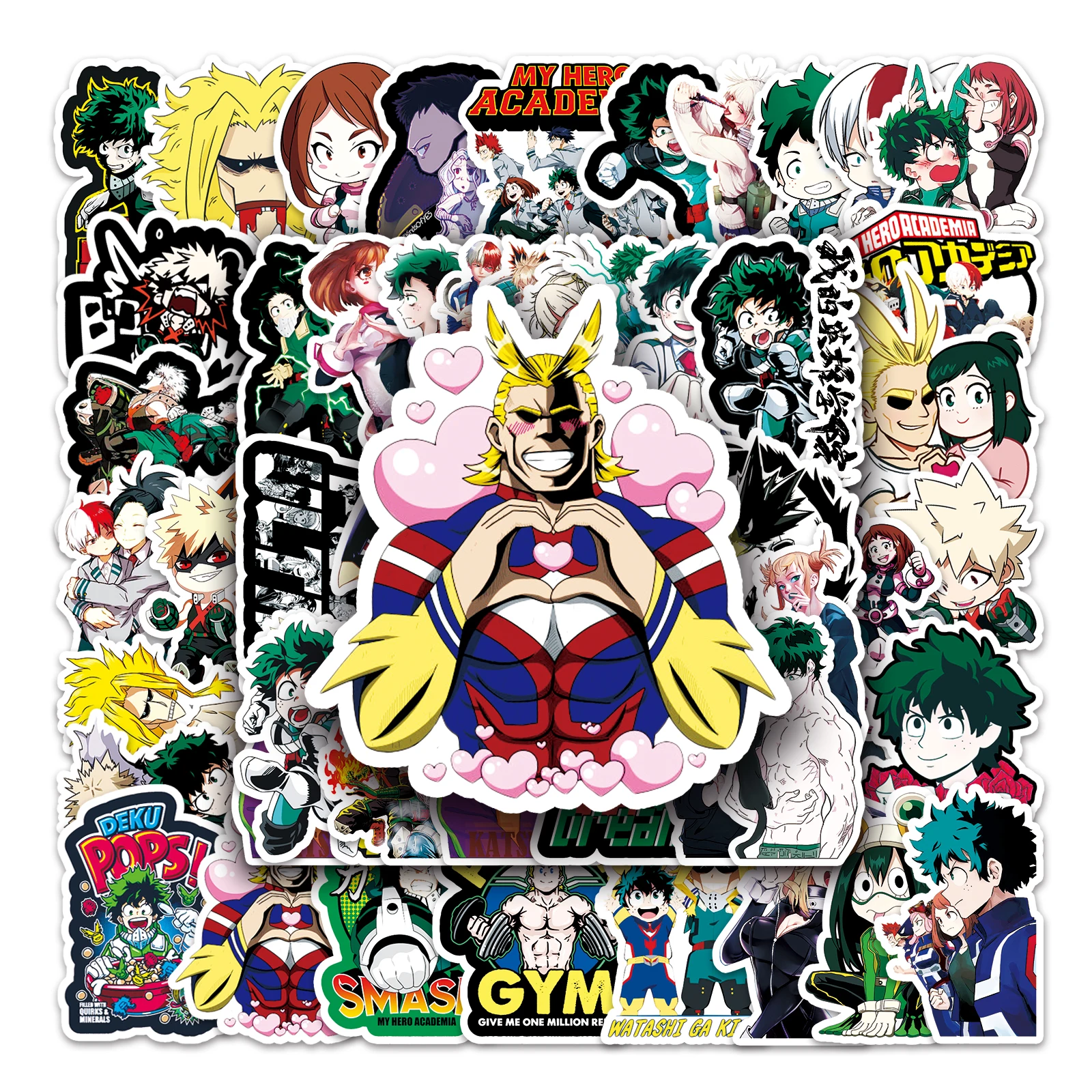 

50Pcs Superpower Series Cartoon Cute Waterproof Sticker Skateboarding Snowboard Retro Vinyl home decal Sticker