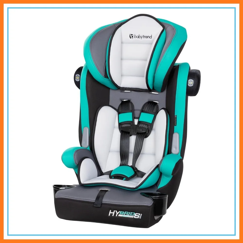 

3-in-1 Combination Booster Seat with Side-Impact Protection, Adjustable Headrest, Dual Cup Holders, Cushioned Comfort