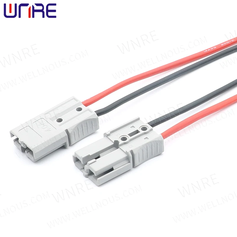 SZ40A Charging Socket Port With Wire Plug Wiring Terminal Battery Interface Adapter Energy Storage Connector