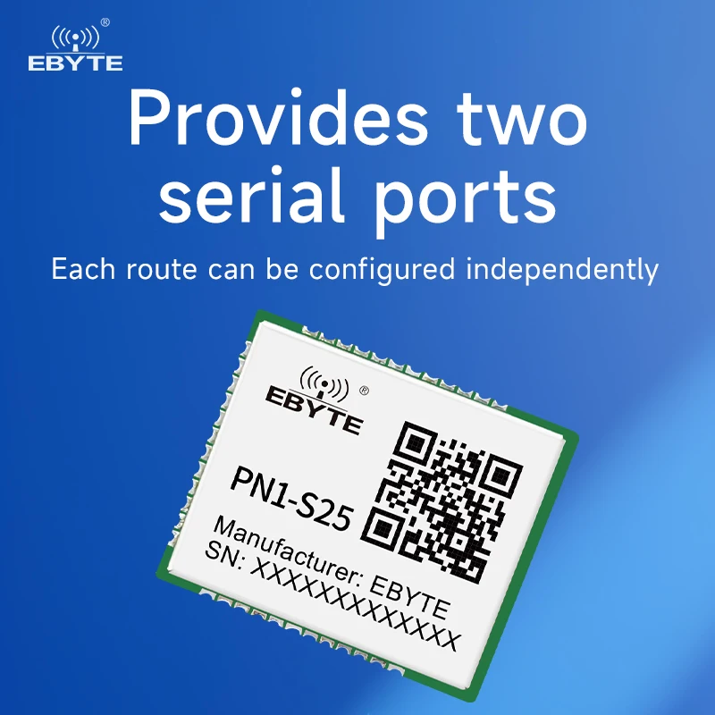 2 Serial Ports Profinet to Modbus Gateway Patch Module EBYTE SMD 10/100M Ultra Small Size Build-in Firmware RS485/RS422
