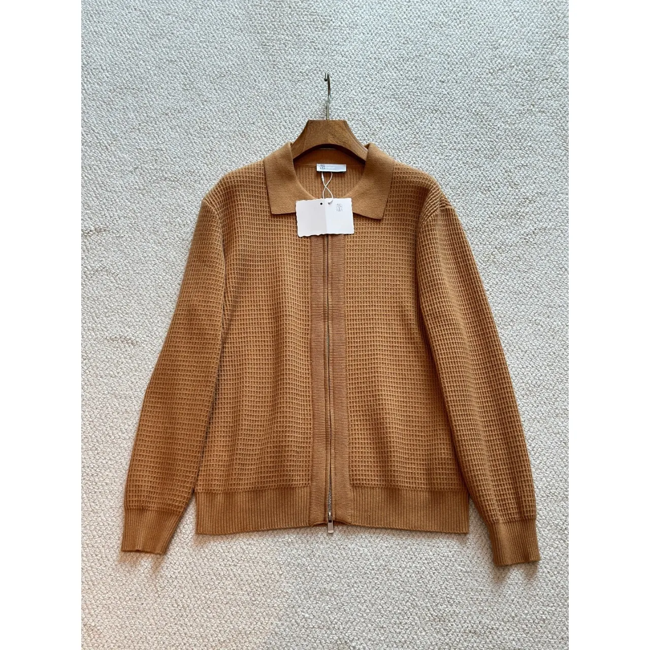 

Men's High-End Wool Blend Knitted irt Collar Sweater Jaet Soft Skin-Friendly Warm Breathable Casual Autumn Faion