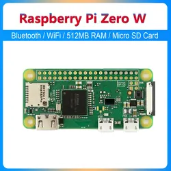 Raspberry Pi Zero W Development Board zero WH WiFi Bluetooth Pi0 W 512MB memory 1GHz ARM11 Micro SD Mini HDMI