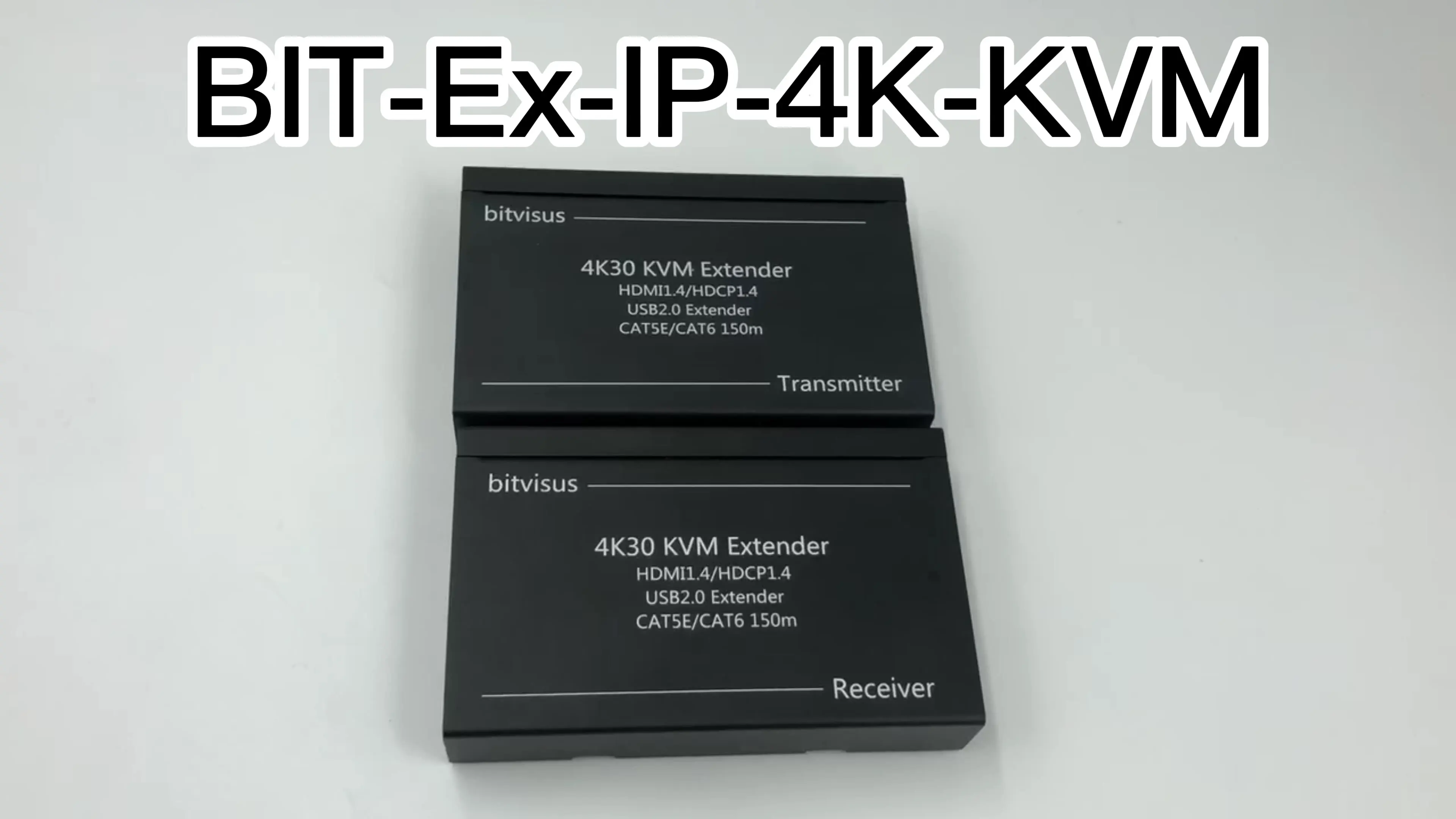 Low delay KVM HDMI Network Extender 100m USB 2.0 HDMI IP Extender KVM