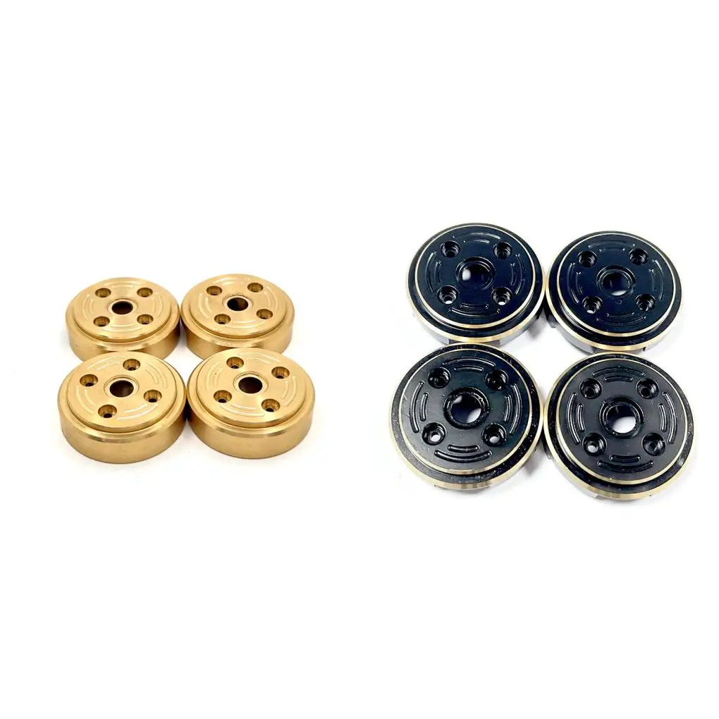 Contrappeso per carichi pesanti in ottone per 1/24 FMS FCX24 RC Parte di auto Accessori per auto RC Parti di ricambio Parte di aggiornamento RC Nero