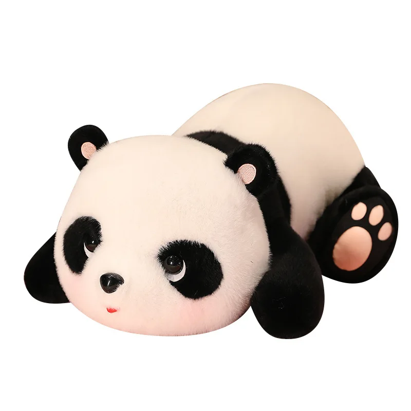 Simulated Giant Panda Plush Toy Pillow Girls Sleeping Pillow National Treasure Giant Panda Doll Birthday Gift Children\'s Toy