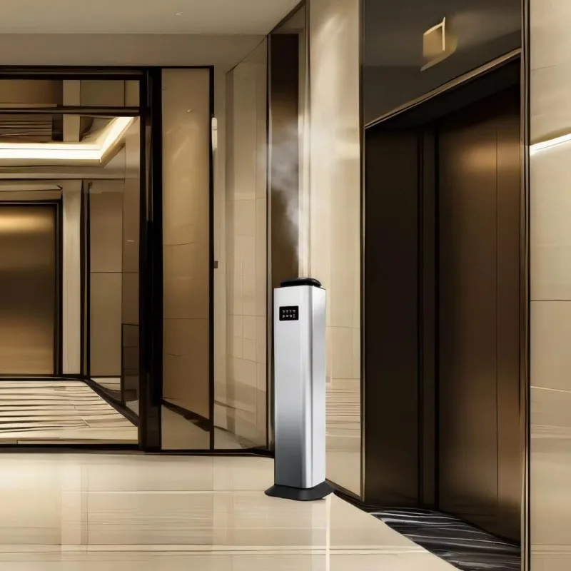 

Logo Commercial Hotel Lobby Smart Wifi Waterless 1000ml Essential Oil Scent Machine Floor Standing Aroma Diffuser