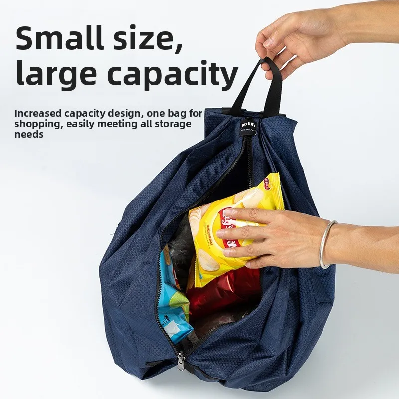 New travel style simple large capacity outdoor folding backpack portable thick waterproof sports backpack