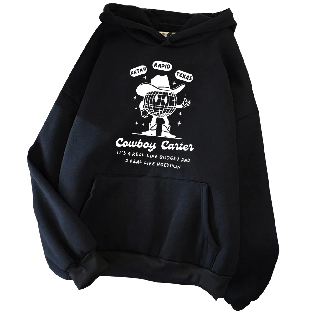 Beyonce Hoodie Beyonce Cowboy Carter Music Merch Unisex Harajuku Long Sleeve Sweatshirts