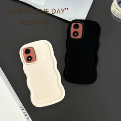 G 04S G 04 Exquisite Wavy Solid Color Silicone Phone Case For Motorola Moto G64 G30 G13 G84 G34 G23 G04S G24 E30 E40 E22S Cover