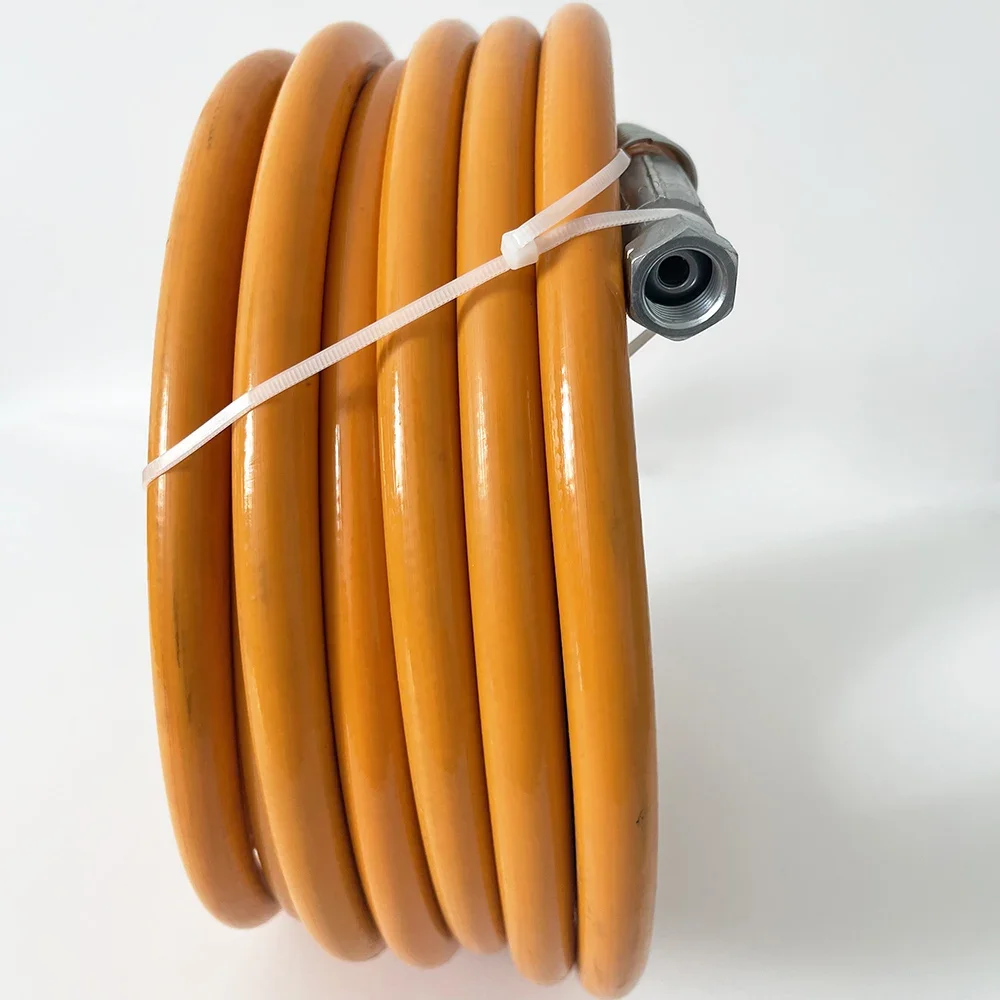 3/8 "เครื่องสเปรย์ Universal Putty Pipe ท่อสีป้องกันการระเบิดสวมใส่แรงดันสูง Airless Steel Wire Spray Pipe