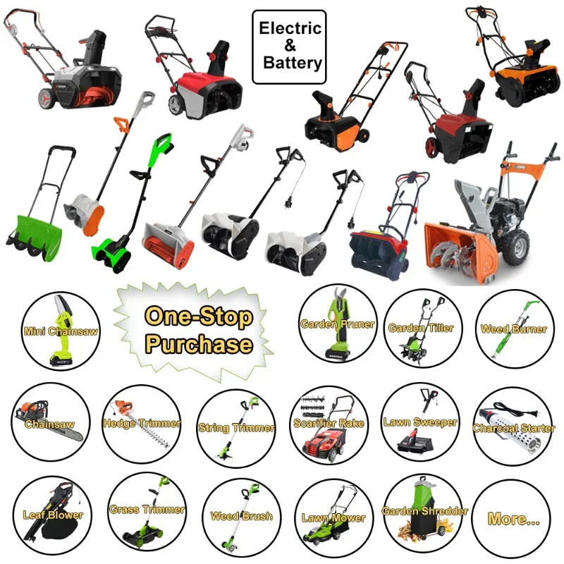 Mesin Pembersih Salju Vertak 196CC Tipe Mini Berjalan Sendiri 6.5HP Bertenaga untuk Membersihkan dan Menghilangkan Salju