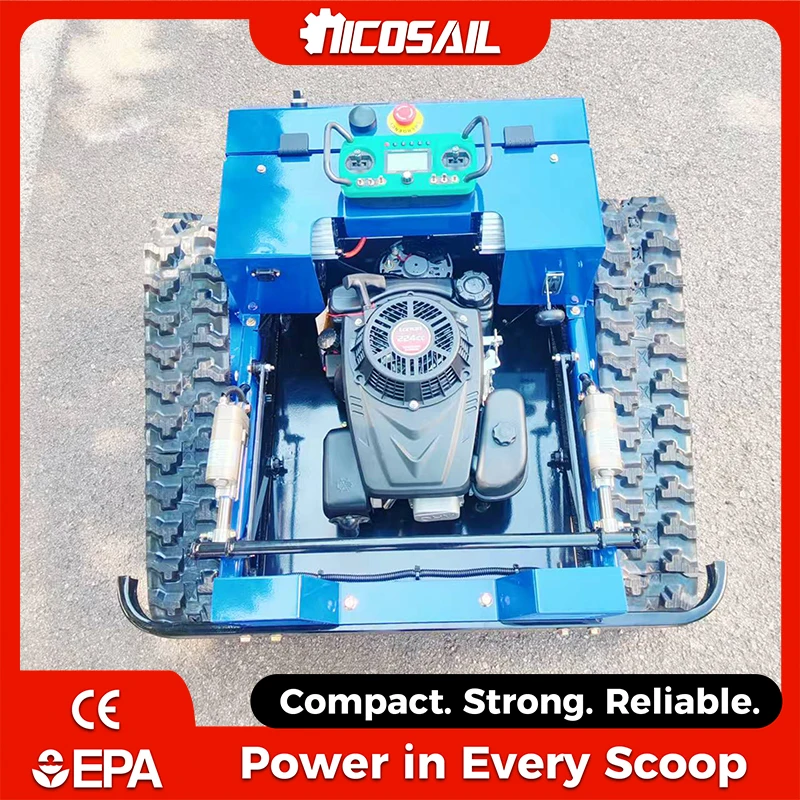 Professional Slope Mowing Custom QL600 Remote Mower 500mm Broadband Quiet Walking