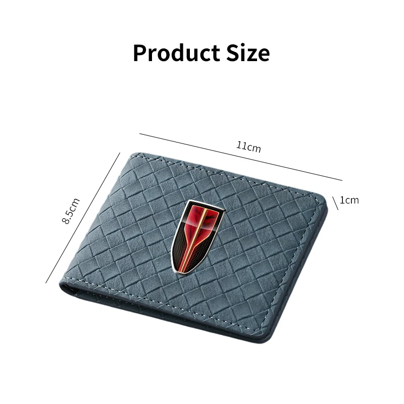 Car Driver License Holder ID Passport Card Bag Accessories For Hongqi HS5 H5 H9 E-QH5 HS7 E-HS9 H7 E-HS3