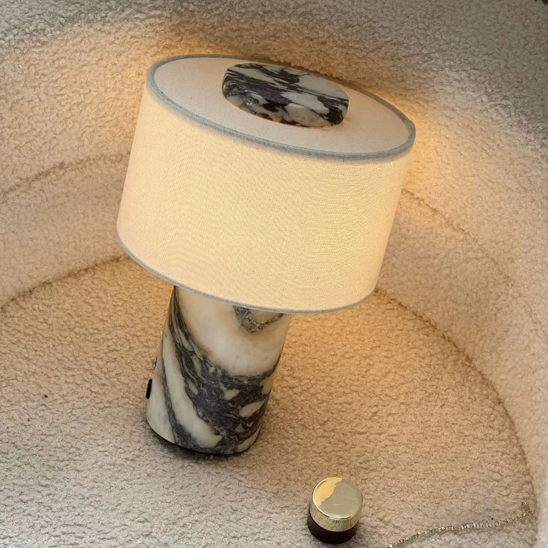 Modern design natural marble base for furniture. New luxury decoration for living room and bedroom.