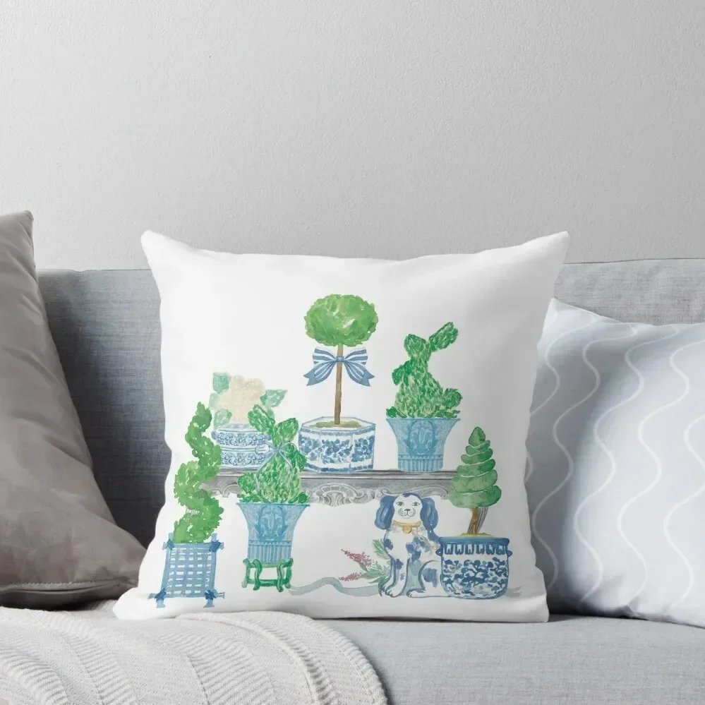 

My dream topiary table Throw Pillow Luxury Sofa Cushions Room decorating items New year Pillowcases For Pillows pillow