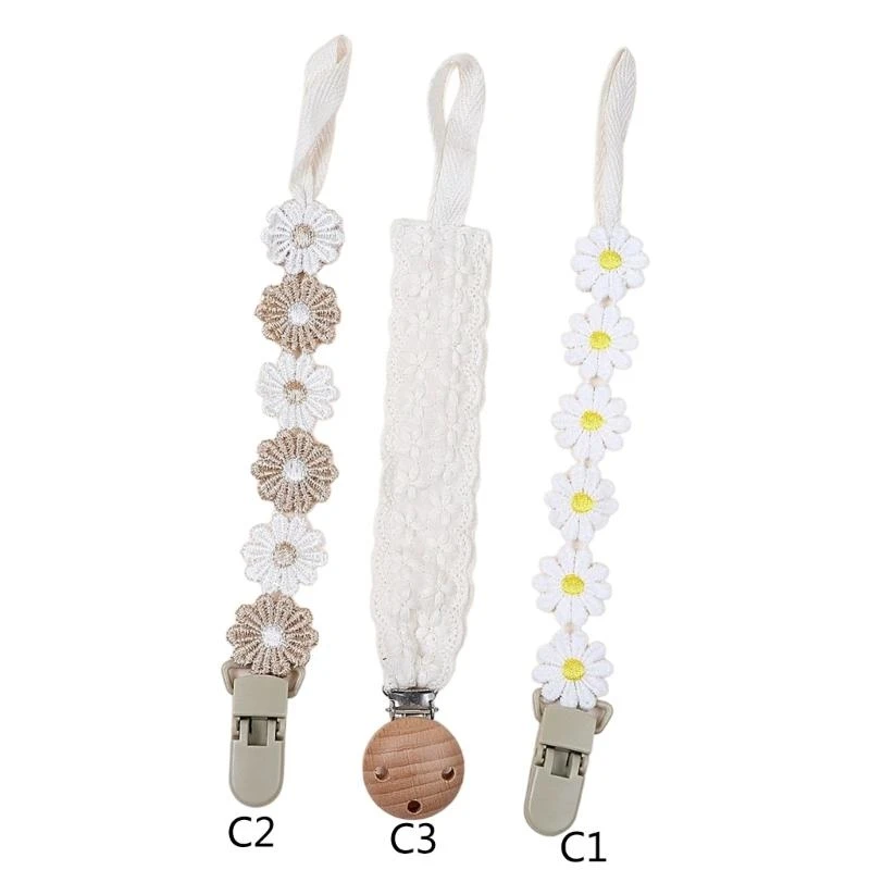 

Soft & Comfortable Baby Pacifier Chain Practical Baby Pacifier Clip Baby Pacifier Holder Prevents Loss & Let it Clean G2TD