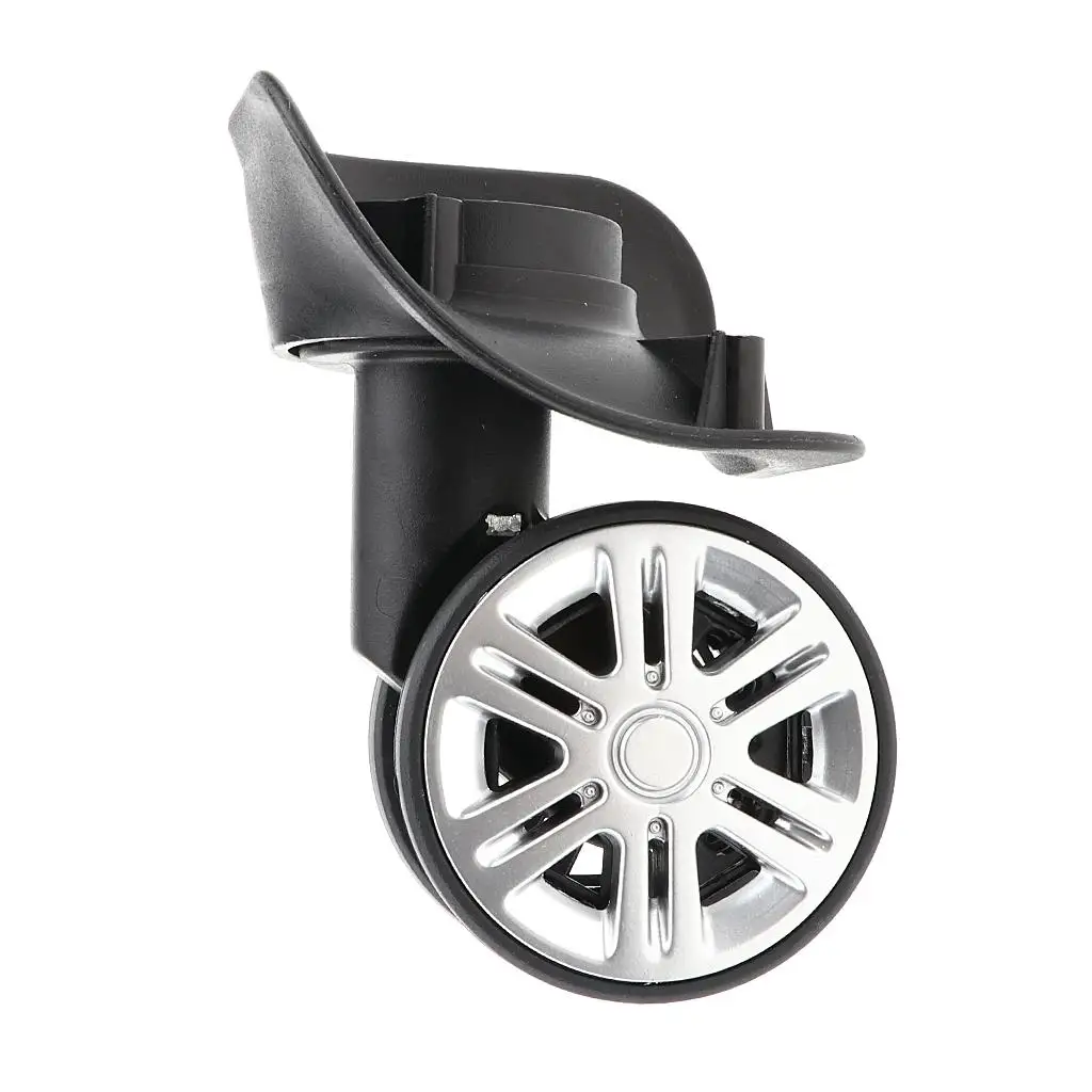 Universal Swivel Wheels PVC Replacement Casters for Baggage Suitcase Support Folding Travel Bags