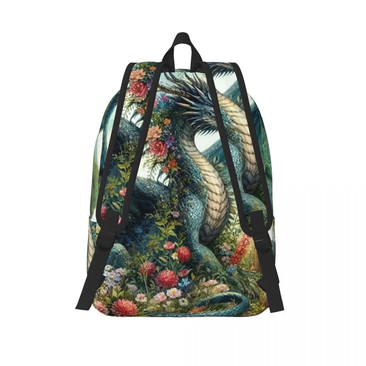 حقيبة ظهر مدرسية للطلاب من Dragon Green، حقيبة ظهر للمشي لمسافات طويلة والسفر للرجال والنساء، حقيبة كتب للأولاد والبنات، حقائب كتف