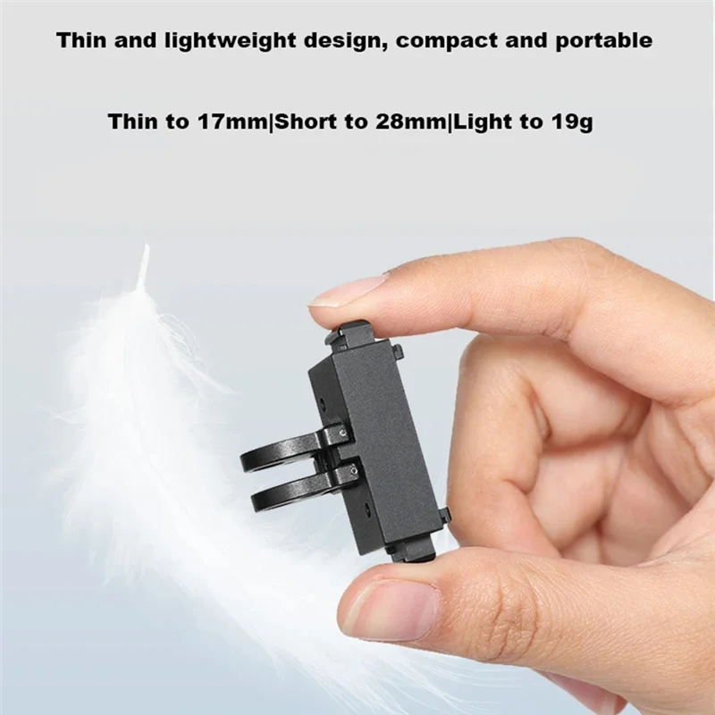 ABDE-For X5 Quick Release Base Camera Aluminum Alloy Stand With Magnetic Mount Camera Adapter Mount