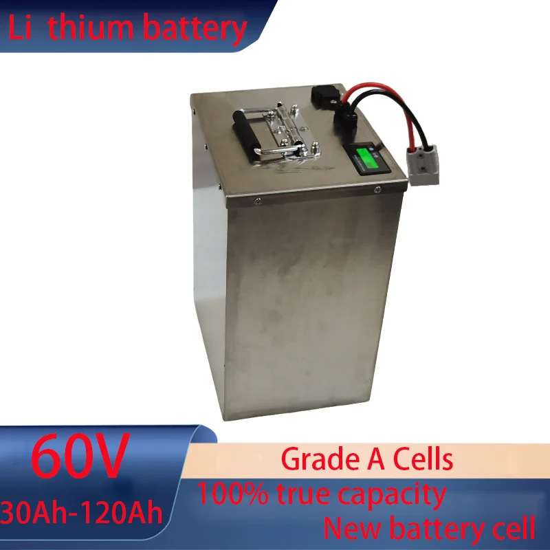 

50Ah 60V 40Ah 60Ah 60V 80Ah 100Ah литиевая батарея литий-ионная для 3000w скутера, велосипеда, мотоцикла + зарядное устройство 10A
