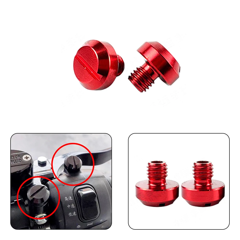 

For Electric Vehicles Screw Cap Hole Plugs 10mm Accessories Anti-rust Black Blue CNC Aluminum Alloy Motorcycle