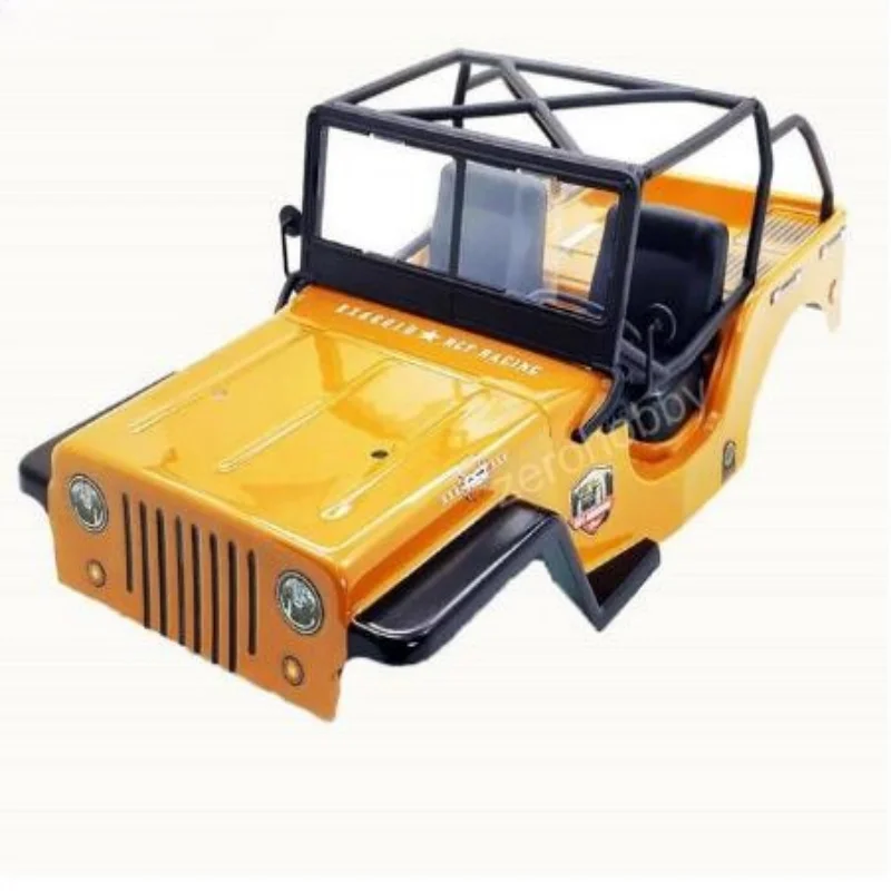 RGT HSP 1/10 Jeep Two Door PC Printing Body Shell 285mm Wheelbase P86220 For 1/10 Off-road Crawler EX86010-C