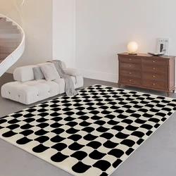 French Retro Carpets for Living Room Large Area Thick Lounge Rug Fluffy Soft Bedroom Decor Carpet Modern Luxury Studio Plush Mat