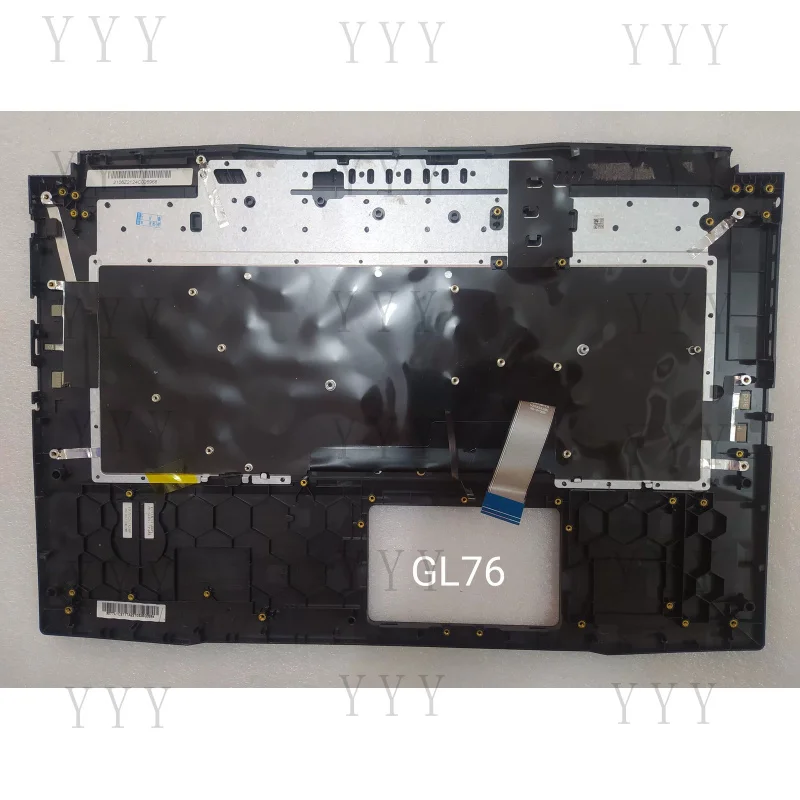 Y+ Palmrest with light keyboard for MSI Pulse GL76 11UDK SCK MS-17L1 Red