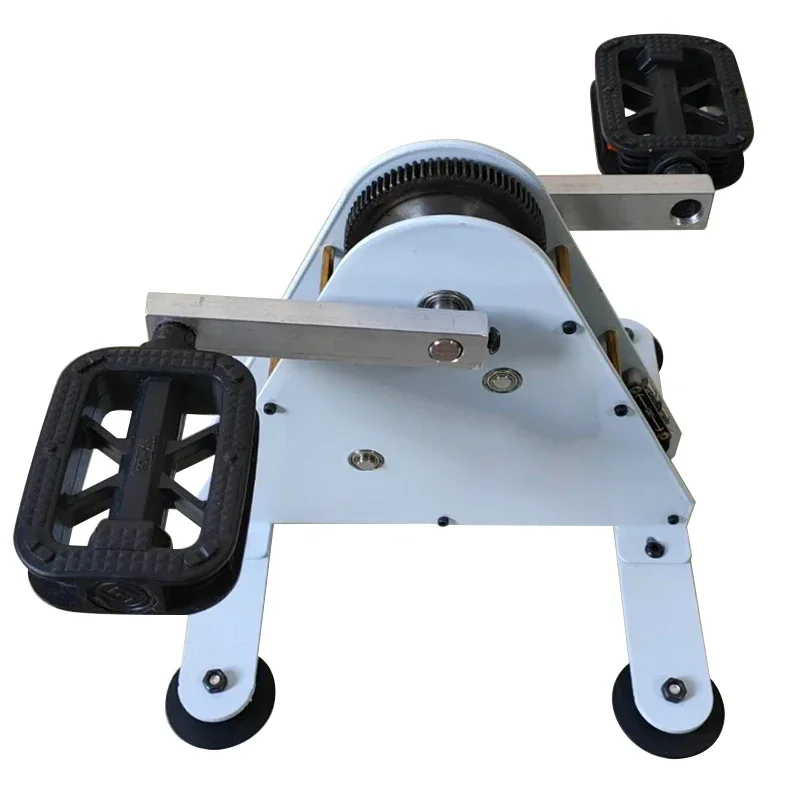 Pedal Power Generator & Fitness Bike, Portable Foot-Operated Charger with Dual USB Outputs for Emergency, Camping & Home Workout