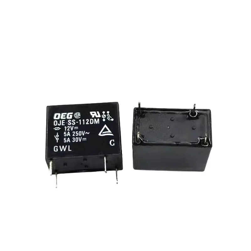 NEW  OJE-SS-112DM OJESS112DM 12V 12VDC DC12V 5A 250V 4PIN relay