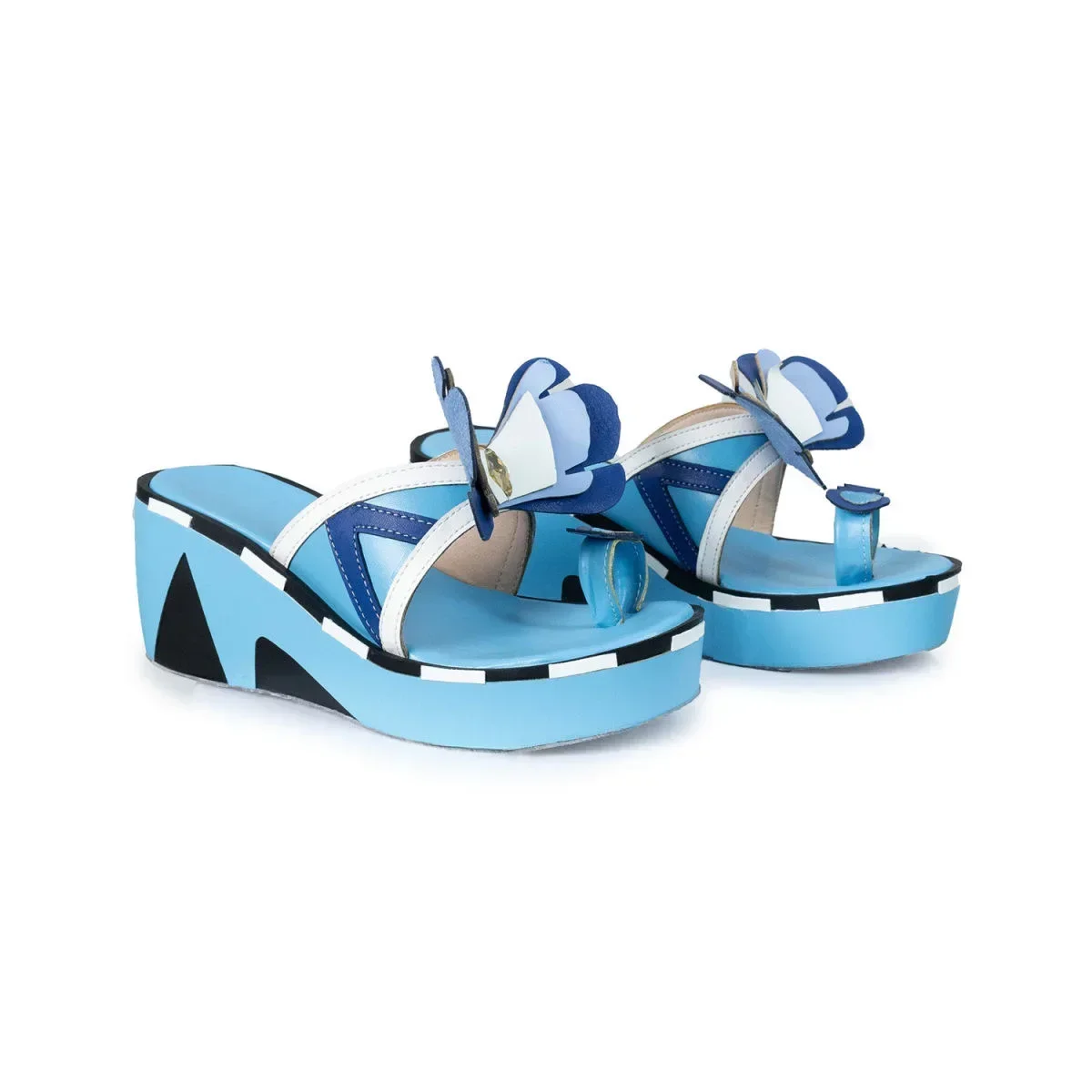 Game Genshin Impact Mualani Cosplay Shoes Adult Women PU Leather Flat Shoe Costume Sandal Accessory Halloween Foot Boots Props