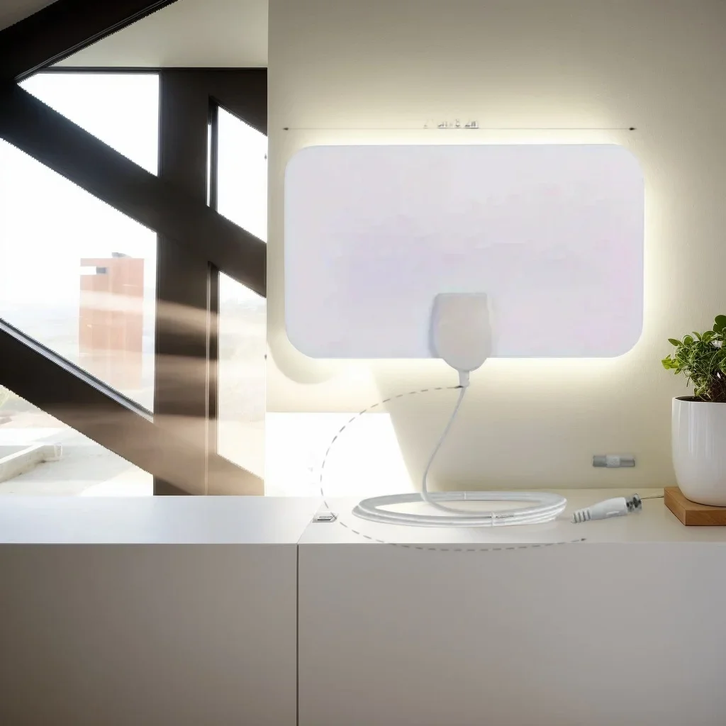 

Цифровая внутренняя телевизионная антенна HD 1080p — диапазон 200 миль для дома и отеля, четкий цифровой прием