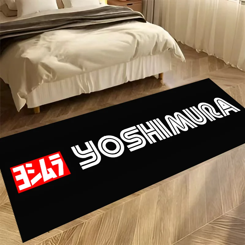 Motorcycle Carpet Garage Mat Racing Cool Moto Display Motorcycle Display Mat Anti-slip Home Decor Long Strip Comfortable Rugs